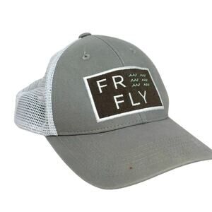 Free Fly Trucker Baseball Cap - WHITE & GRAY